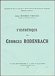 Annie Bodson-Thomas - L'esthétique de Georges Rodenbach