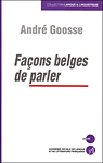 André Goosse : Façons belges de parler