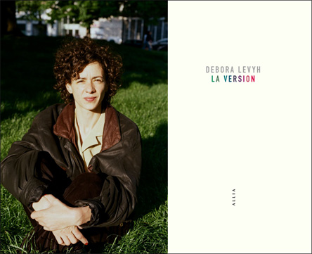 Image représentant Debora Levyh et la couverture de son livre "La Version"
