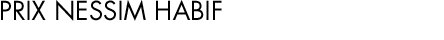 Prix international Nessim Habif